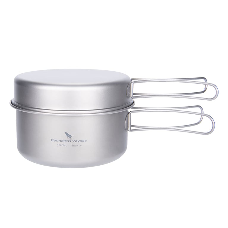 iBasingo Ultralight Titanium Cookset