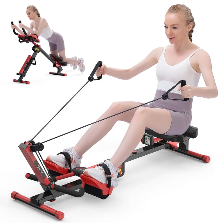 HiFast 4-in-1 Foldable Rowing Machine