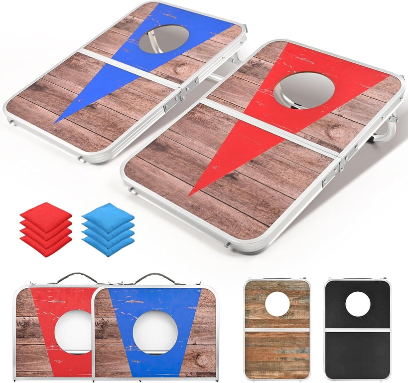 ROPODA Portable Cornhole Set