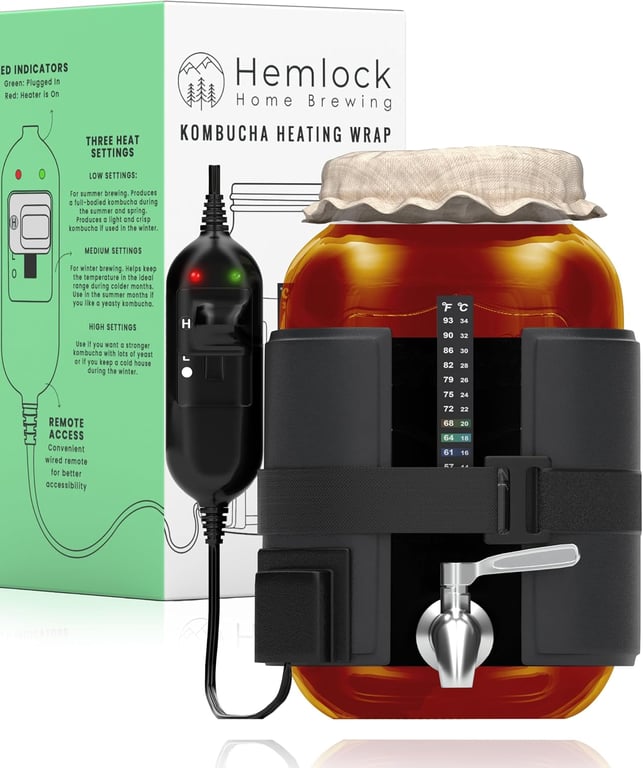 Hemlock Kombucha Heating Wrap