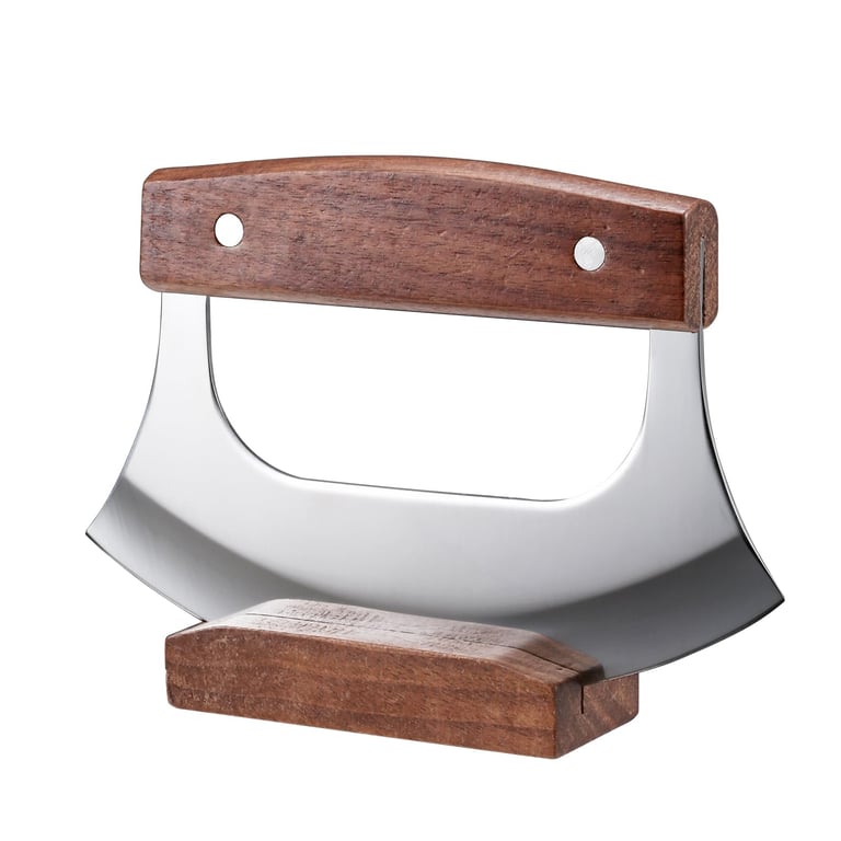 Coowolf Ulu Mezzaluna Knife
