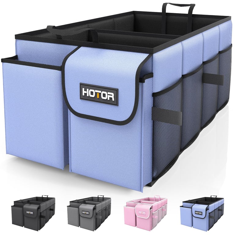 HOTOR Blue Foldable Trunk Organizer