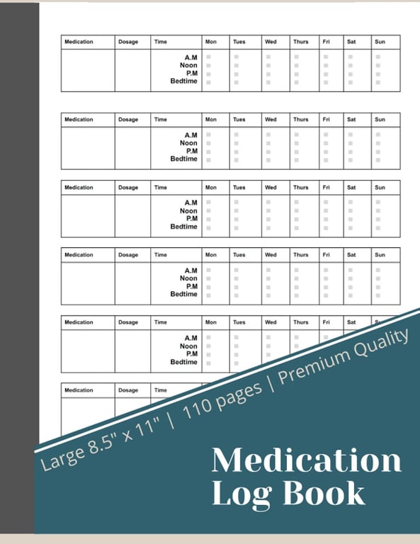Medication Log Book