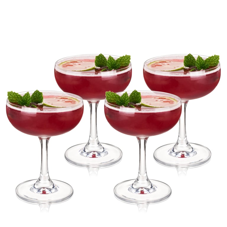 True 7oz Coupe Glass Set of 4