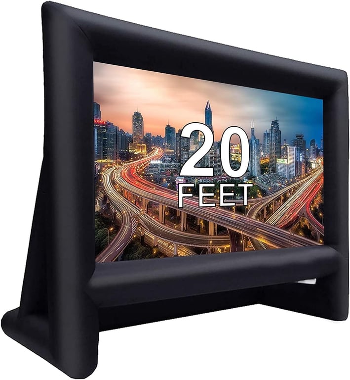 XHYCPY 20ft Inflatable Projector Screen