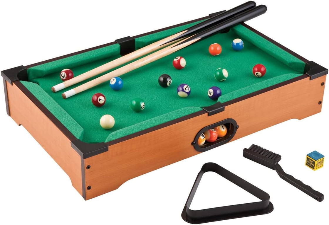 Mainstreet Classics 20 Inch Mini Tabletop Billiard Pool Set
