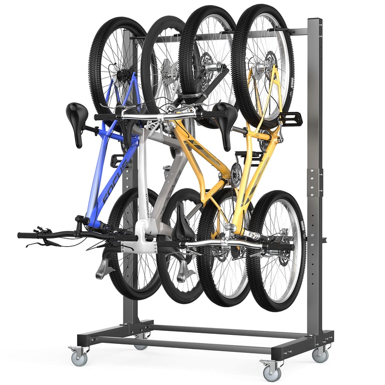 Ultrawall Freestanding Bike Rack with Wheels