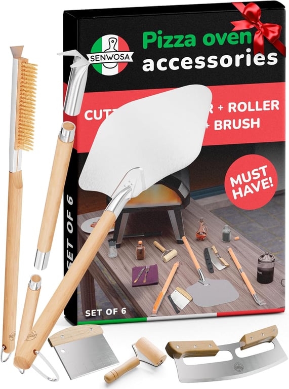 Senwosa 6‑Piece Pizza Oven Kit