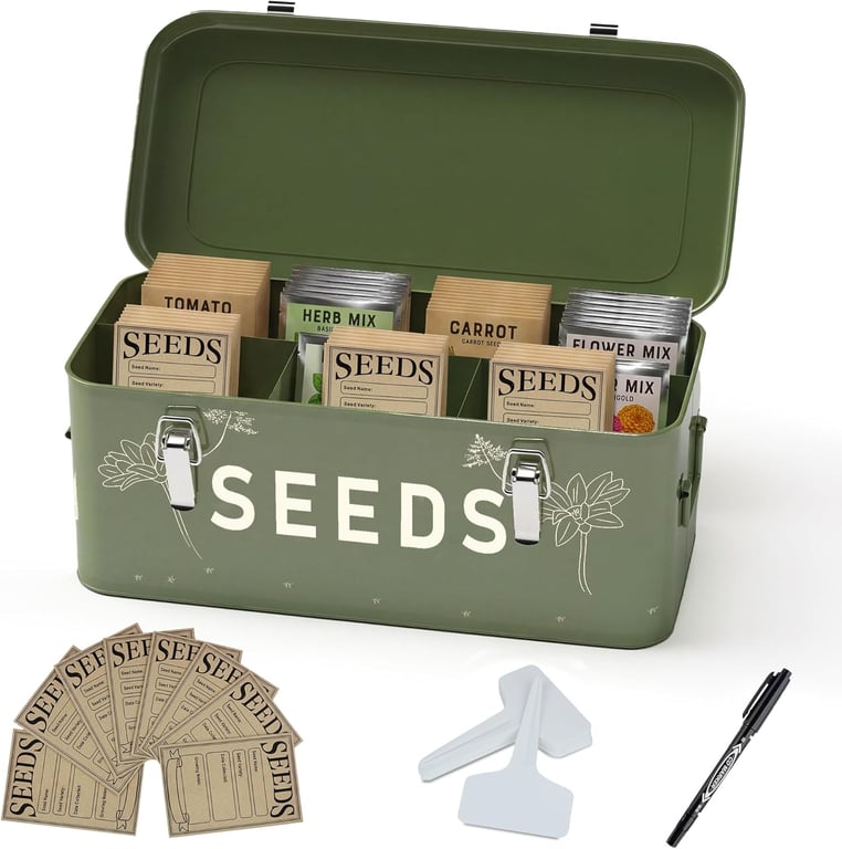 Orionstar Metal Seed Storage Box