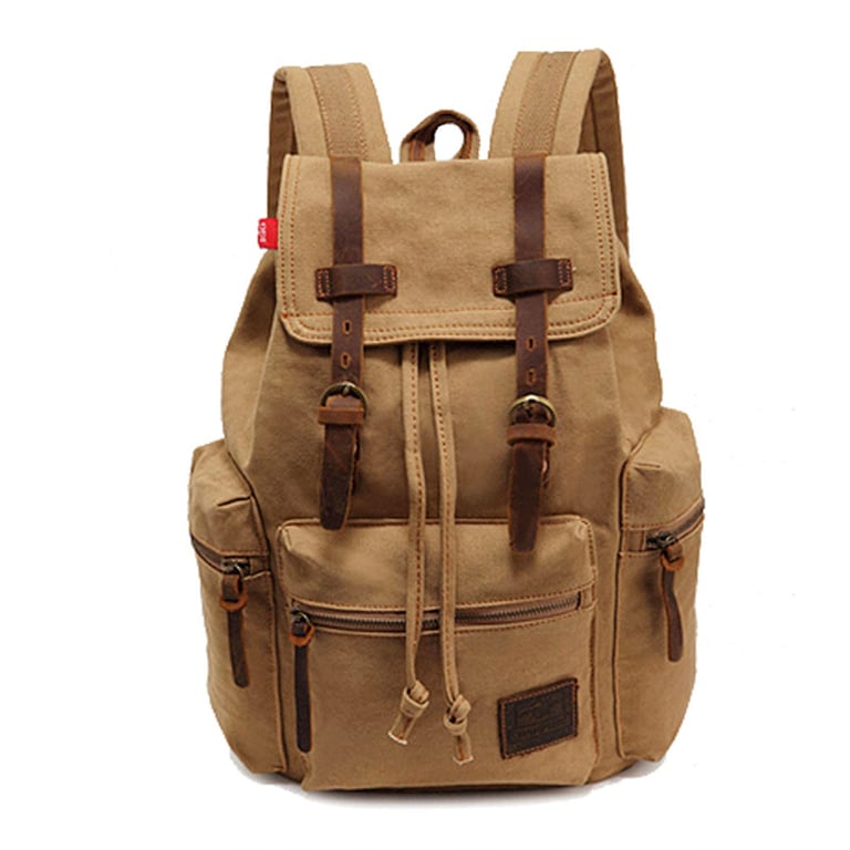 AUGUR Canvas Vintage Backpack