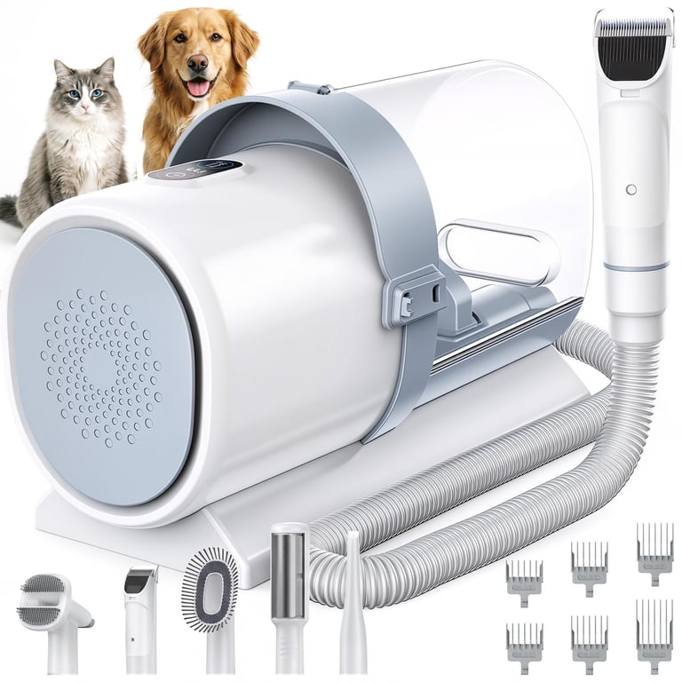 NEWBULIG Pet Grooming Vacuum Kit