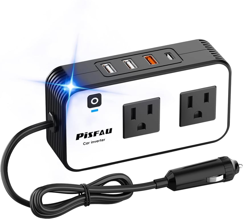 PiSFAU 200W Car Power Inverter