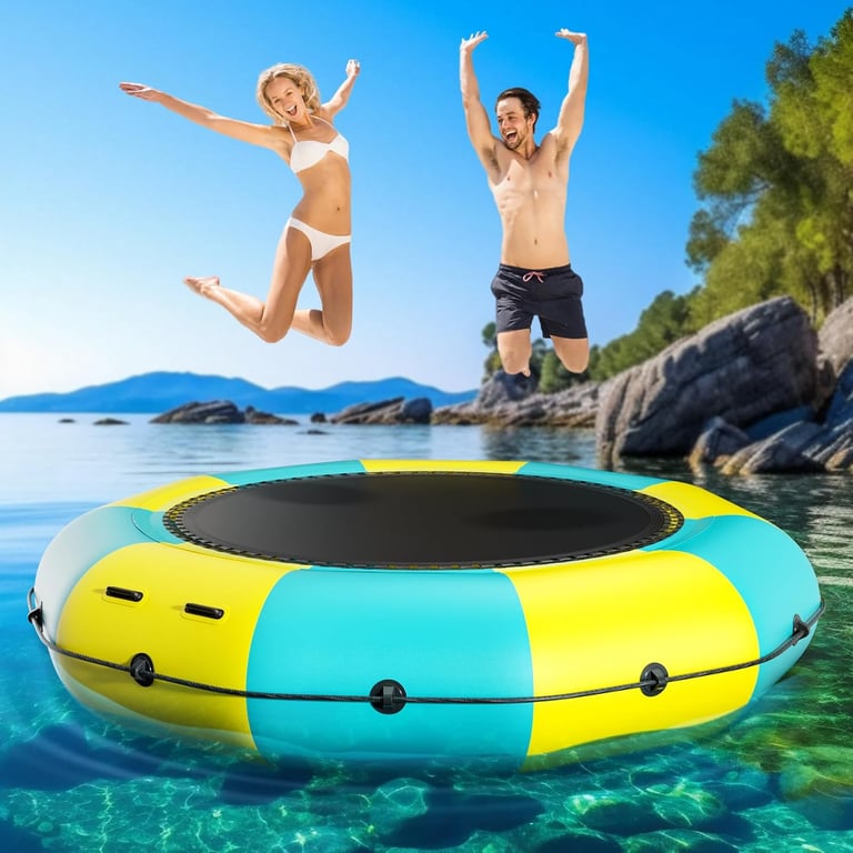 Bavnnro Inflatable Water Trampoline