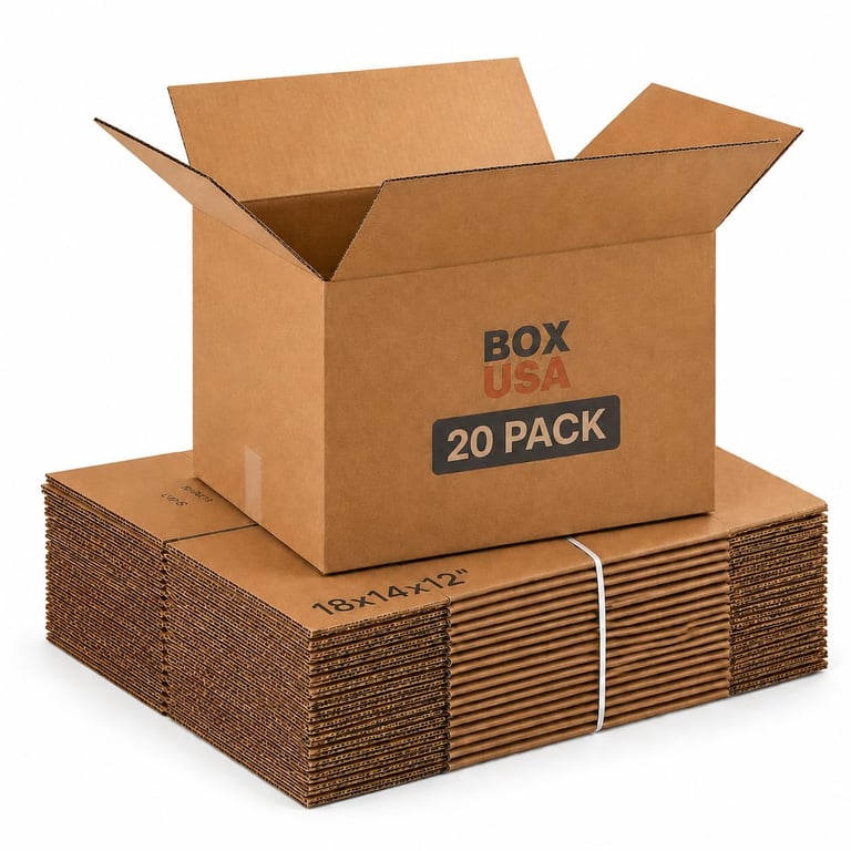 BOX USA Medium Moving Boxes