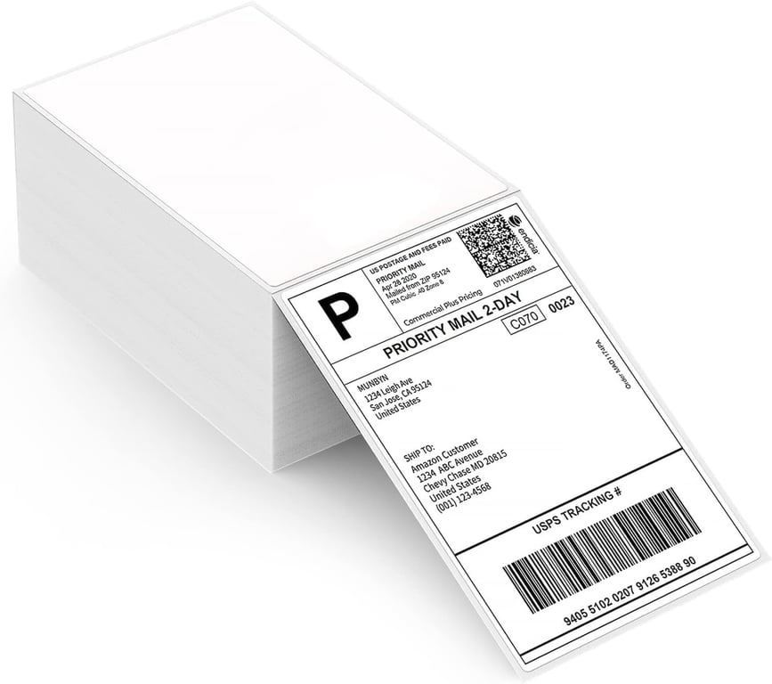 MUNBYN 4x6 Thermal Shipping Labels
