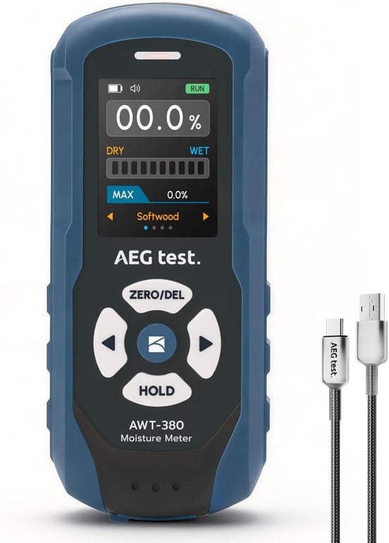 AEGTEST Rechargeable Moisture Meter