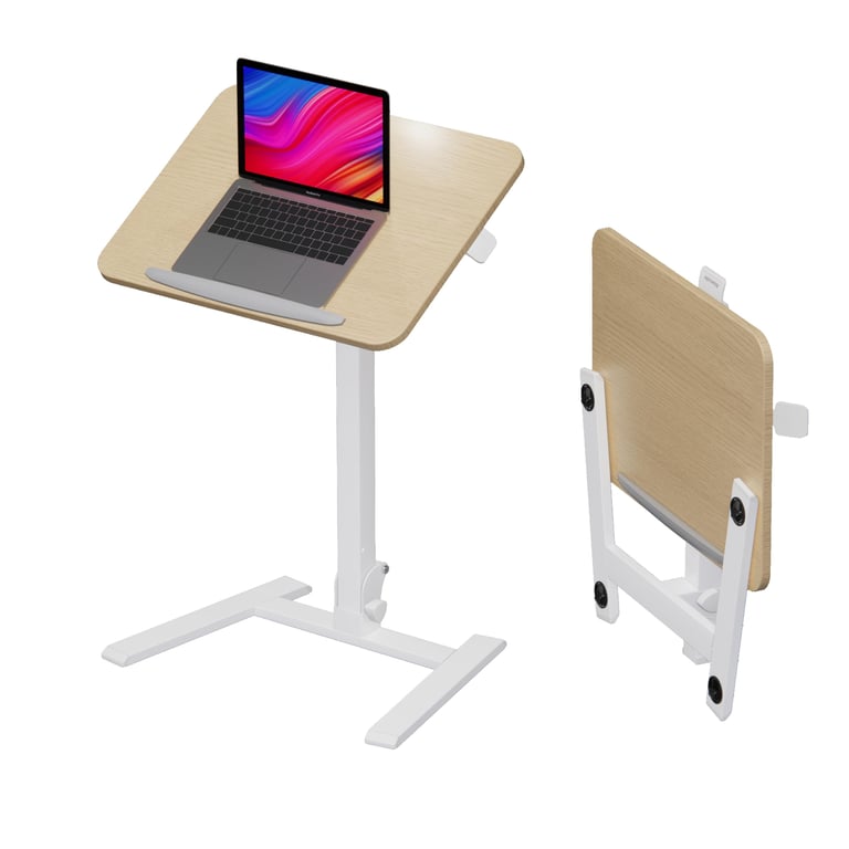 Alawooder Folding Sit-Stand Desk