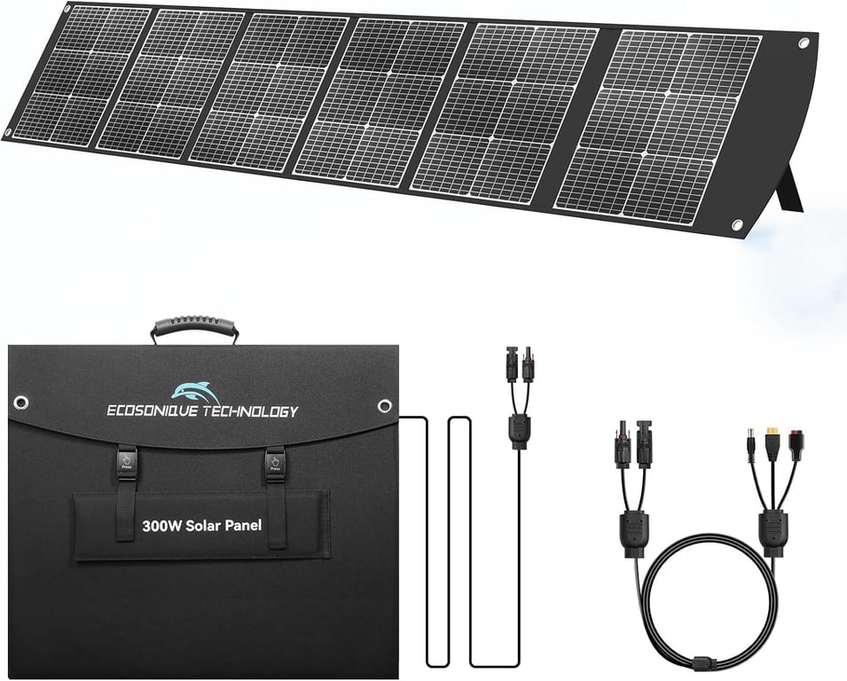 Ecosonique 300W Portable Solar Panel