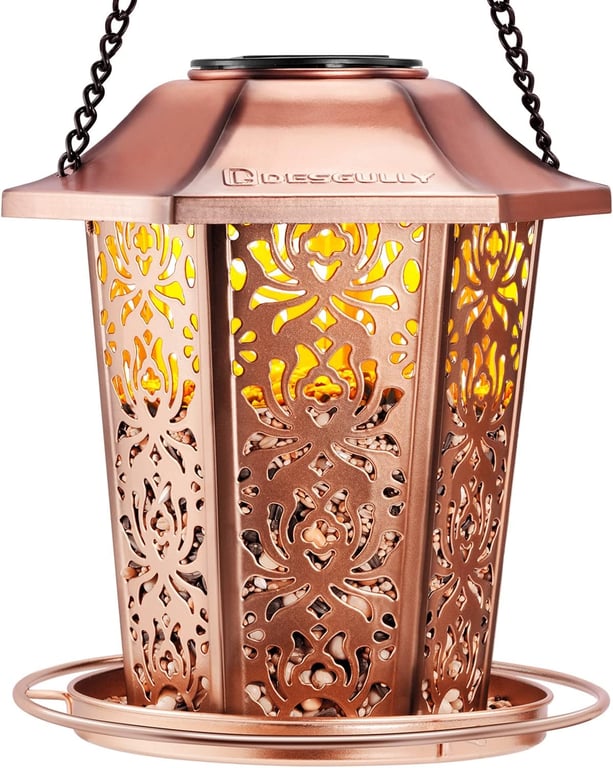 DesGully Solar Bird Feeder