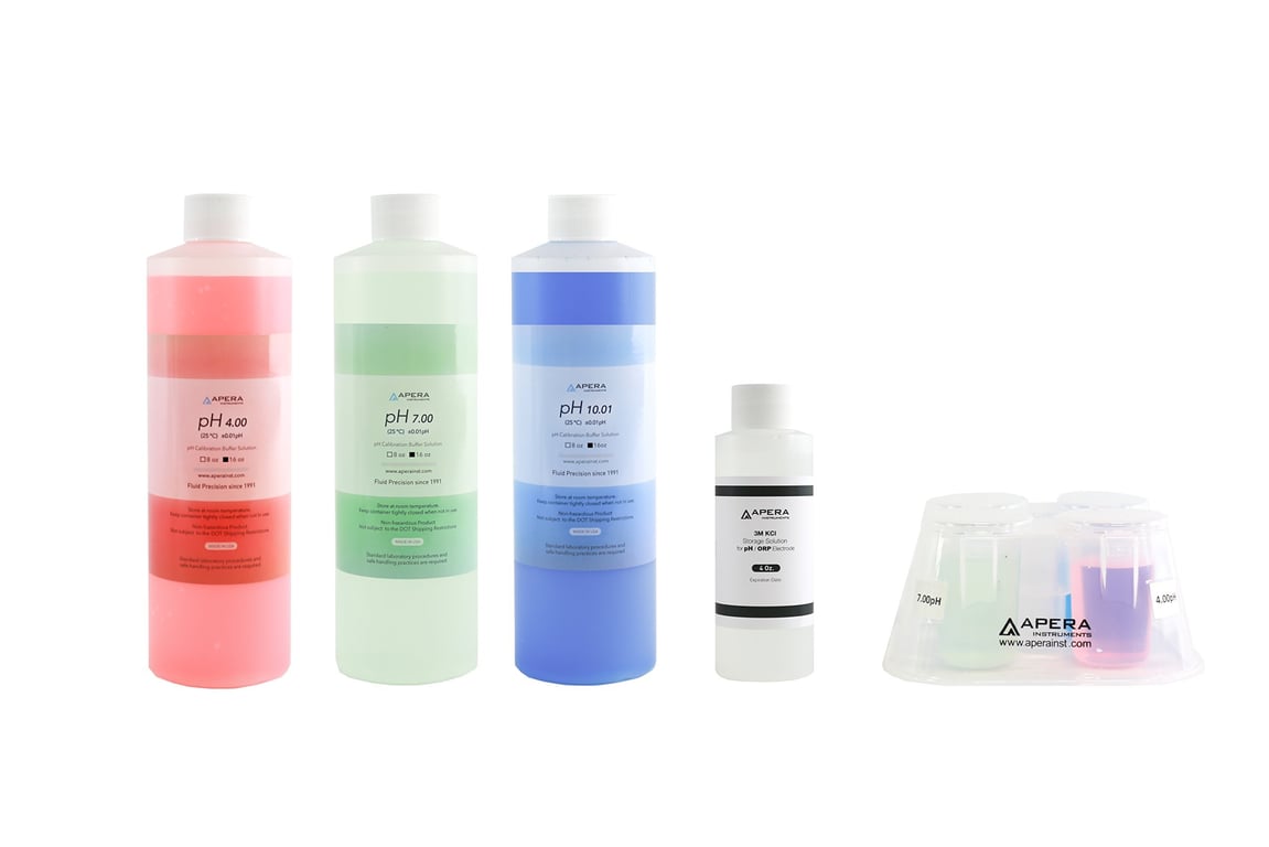 Apera pH Buffer & Storage Solution Kit 16oz