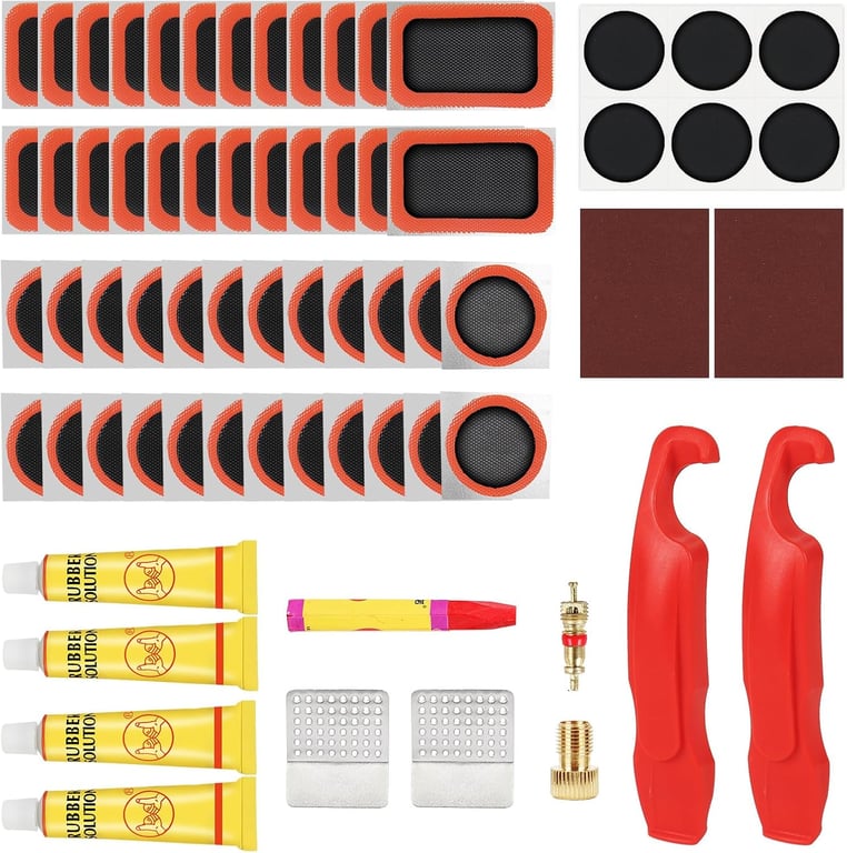 Bike Tire Repair Kit, 80pcs