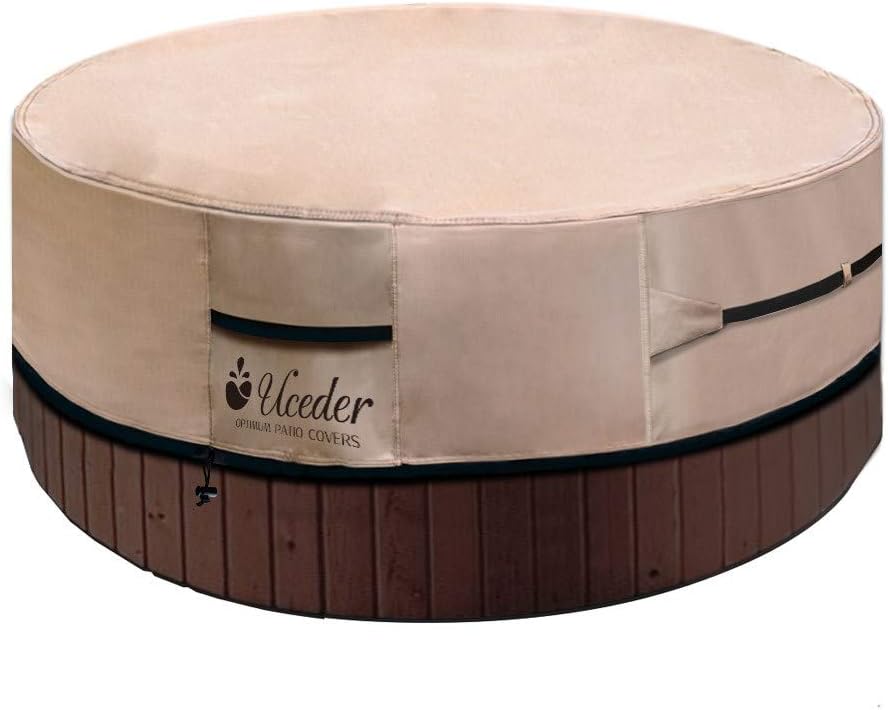 UCEDER Round Hot Tub Cover