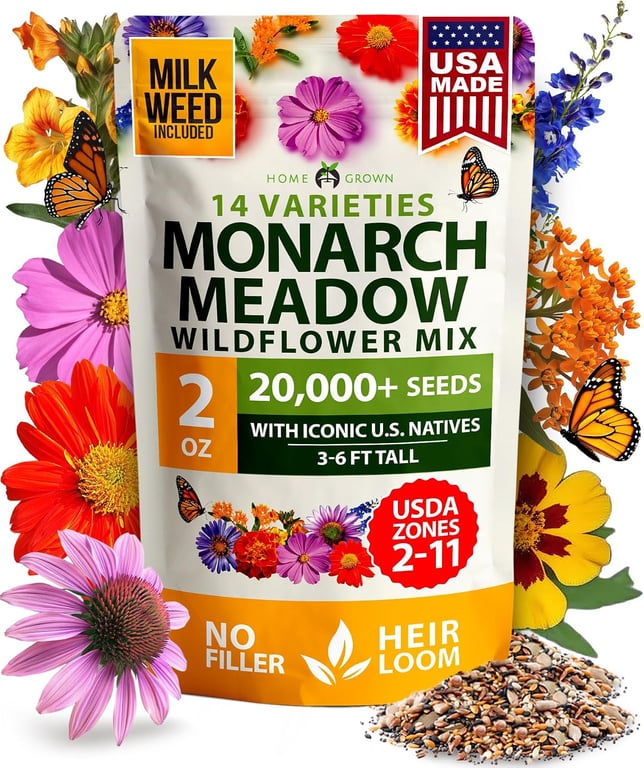 Home Grown Monarch Wildflower Mix