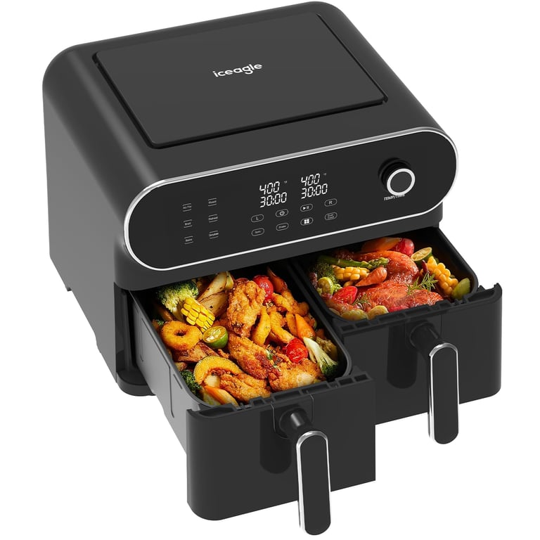 iceagle Dual Basket Air Fryer