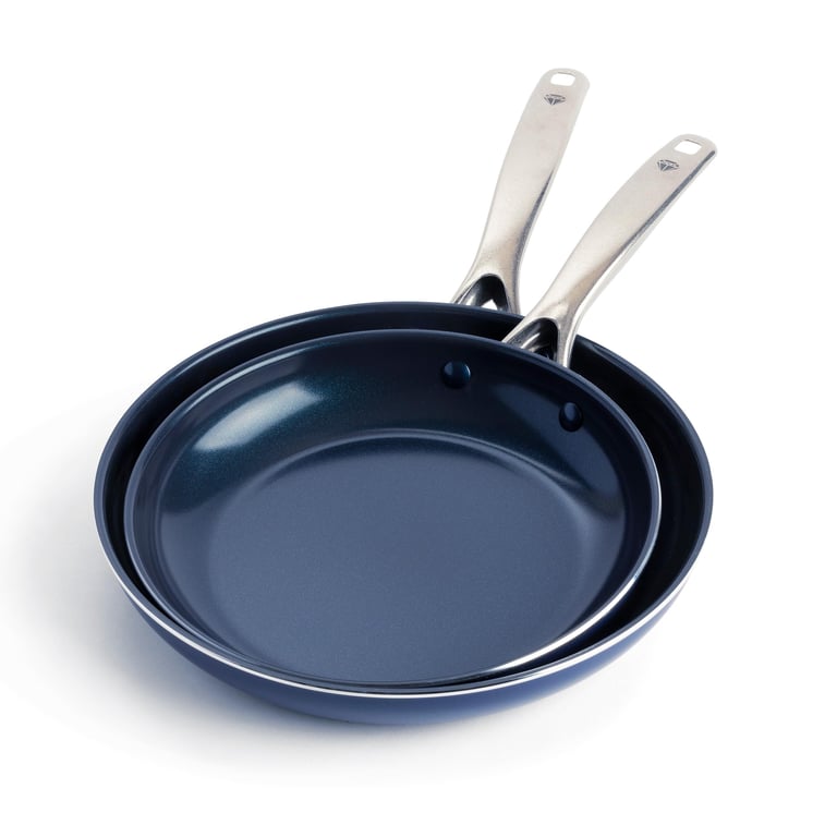Blue Diamond Fry Pan Set