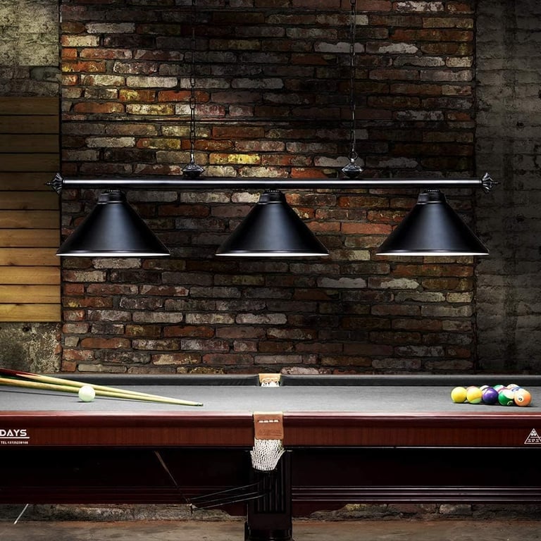 Wellmet 3-Light Pool Table Light