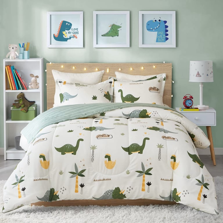 Joyreap Dinosaur Twin Comforter Set