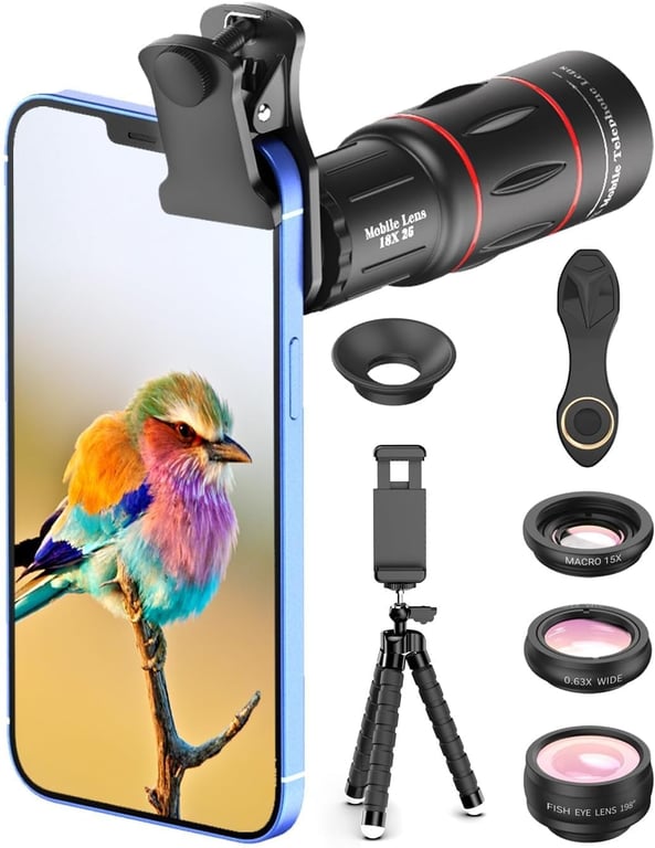 Apexel 4-in-1 Phone Lens Kit