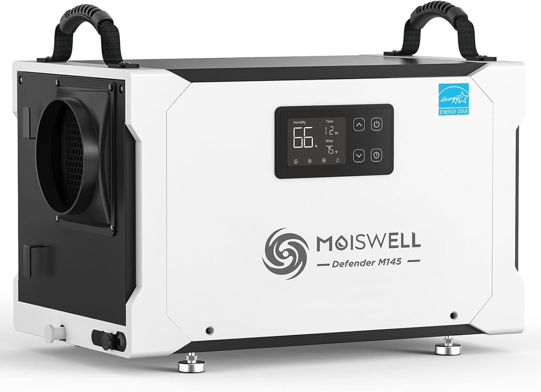 Moiswell 155‑Pint Commercial Dehumidifier