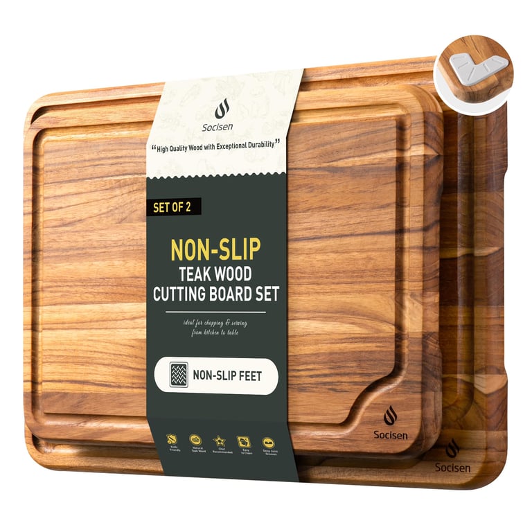 Socisen Teak Cutting Boards