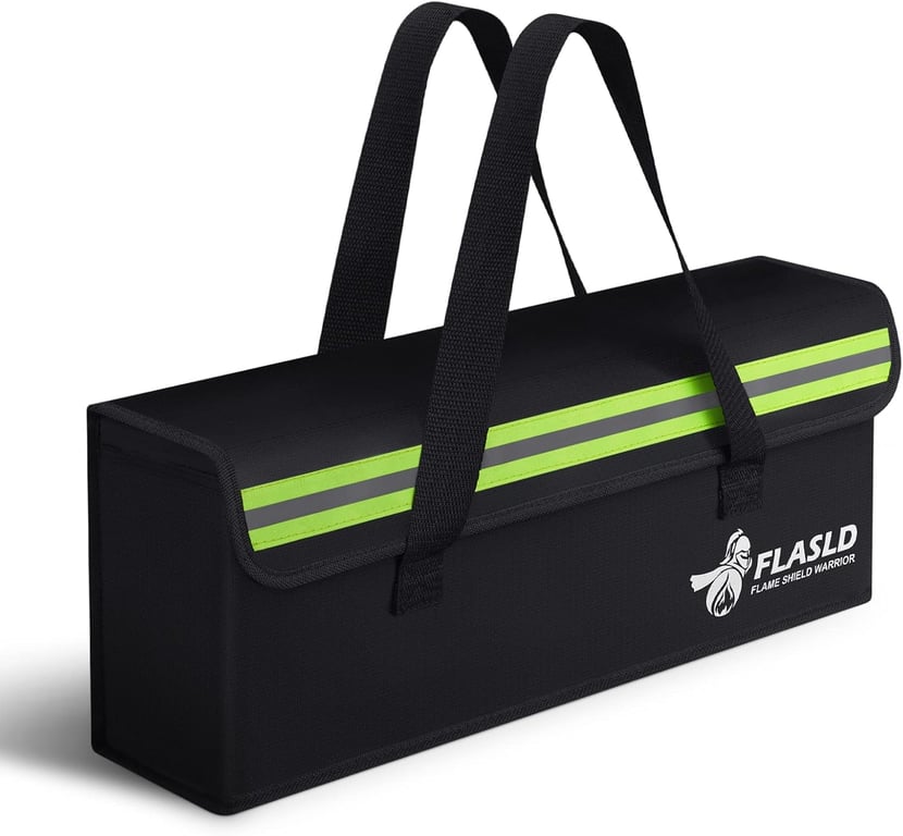 FLASLD E‑Bike Battery Fireproof Bag