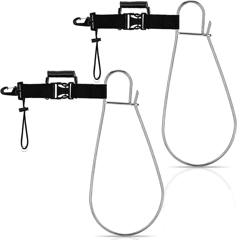 Sotiff 4 Pieces Stainless Steel Fish Stringer Clips, Fast Release
