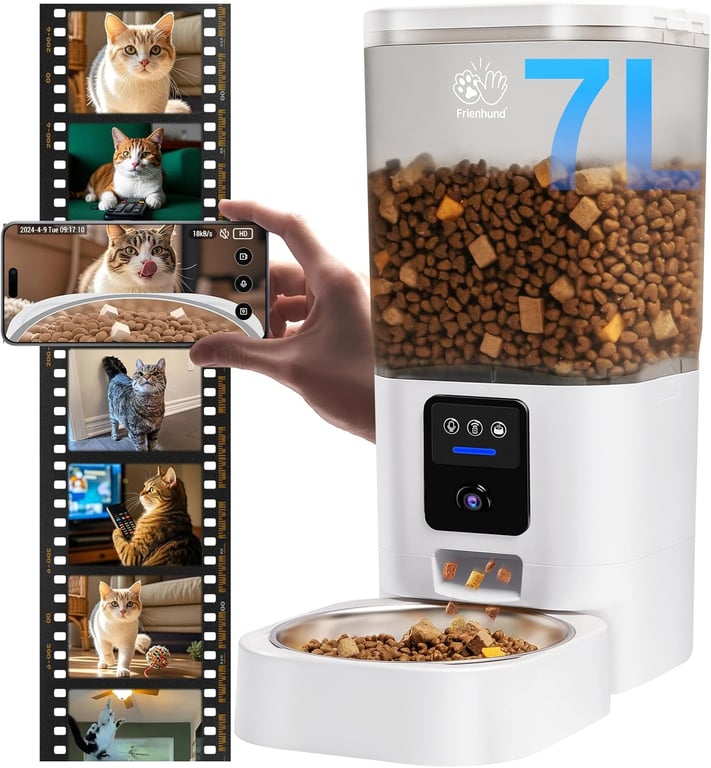 Frienhund Cat Feeder with Camera 7L