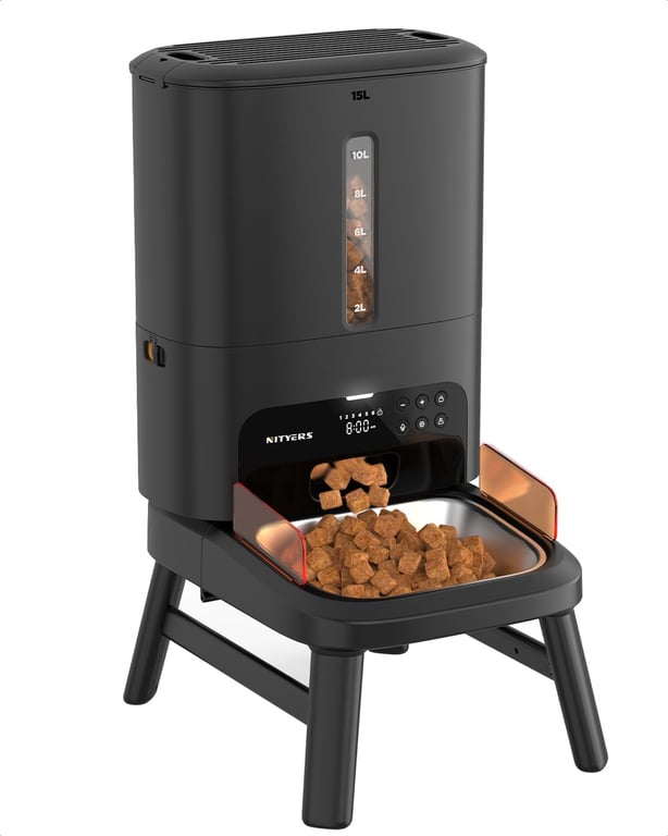 Nityers Large Dog Feeder 15L