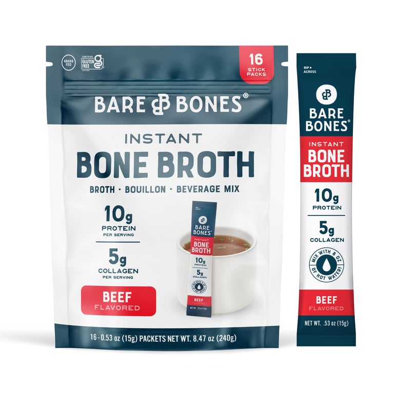 Bare Bones Beef Bone Broth Packets