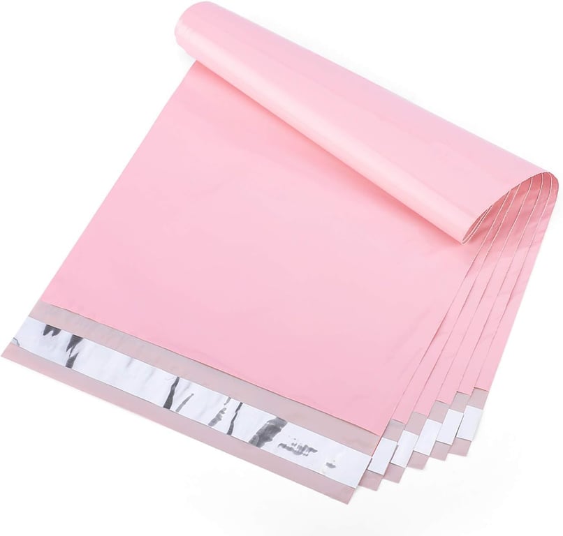 Metronic Light Pink Poly Mailers