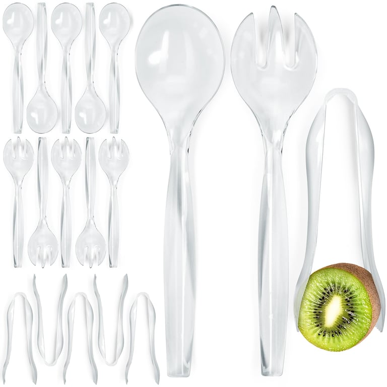 Shop Square 18-Piece Disposable Serving Utensils