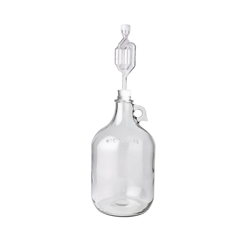 FastRack 1 Gal Glass Jug with Airlocks