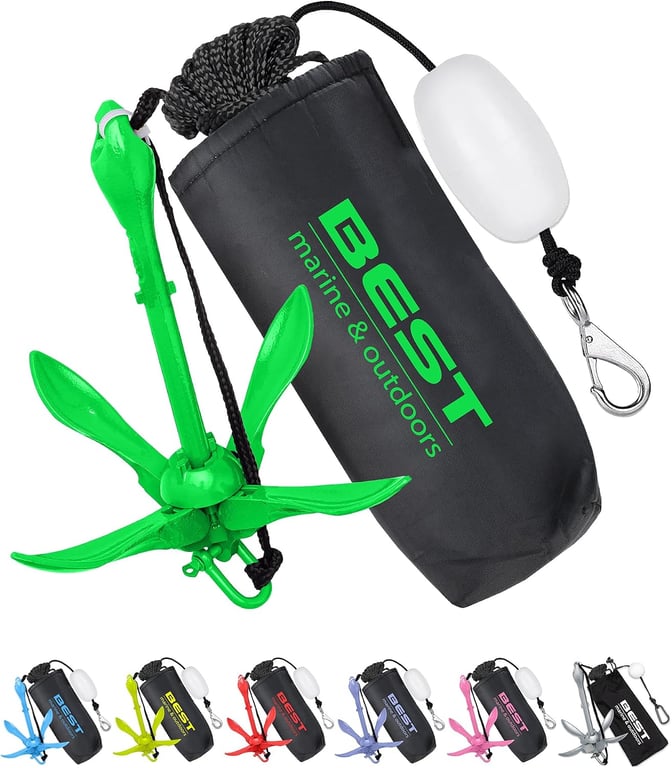 Best Marine Green Kayak Anchor