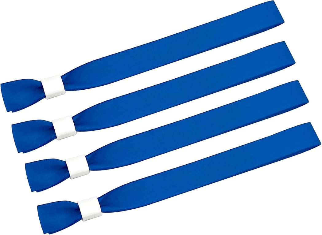 Blue Cloth Wristbands