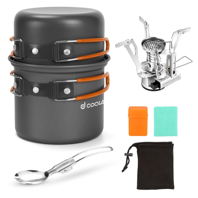 Odoland 6pc Cookware Mess Kit