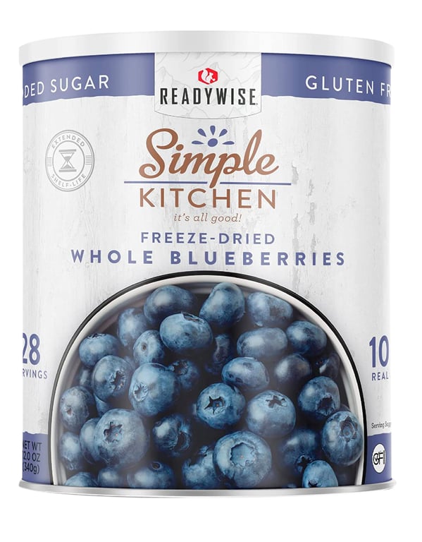 ReadyWise Freeze‑Dried Blueberries