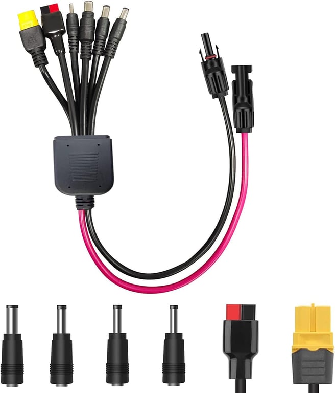 NECESPOW 6-in-1 Solar Connector Kit