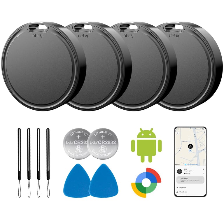 Vodyfu Android Tracker Tags 4 Pack