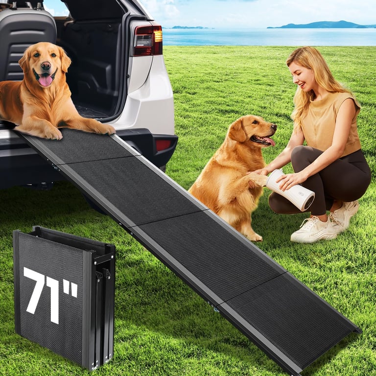 PALATALA Extra Long Folding Dog Ramp