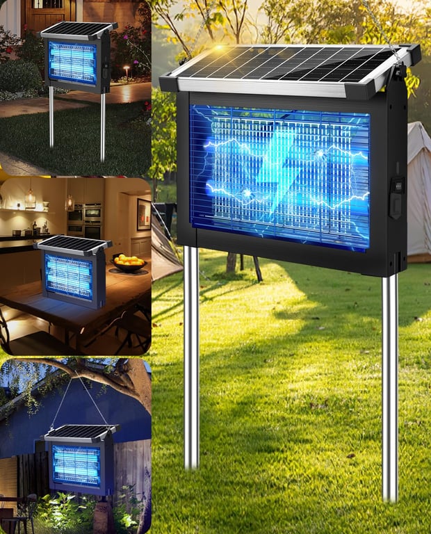 PhatroyYee Solar Bug Zapper